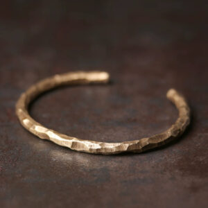 Tibetan Brass Cuff Bracelet Couple Jewelry with Sacred Design