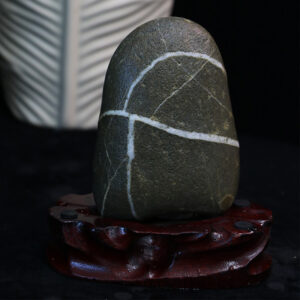 Digital detox stone! Stack by devices to reduce tech fatigue and mental fog032